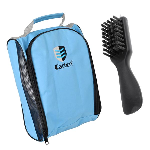 

golf shoes brush cleaner shoehorn w/ wrench & shoes tote bag