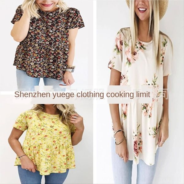 

2020 round collar printed loose women's short sleeve t-shirt 2020 round collar printed loose women's short sleeve t-shirt, White