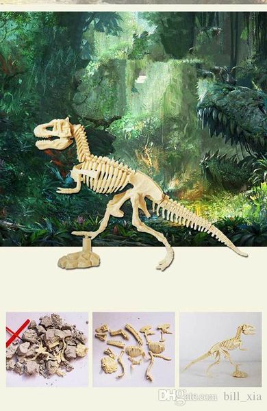 Dinosaur Science Kit–Dig Up Dino Fossils and Assemble Excavation Toys for Kids