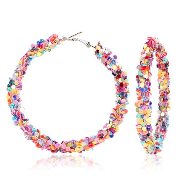 

hoop earrings european and american simple temperament five star peach heart big earring with all kinds of popular earrings, Golden