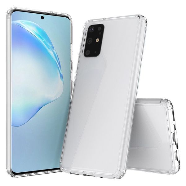 

for samsung galaxy s20 ultra plus a21 a51 a71 anti scratch clear hybrid acrylic back tpu frame case for samsung s10 plus s9 s8 note 10 pro 9