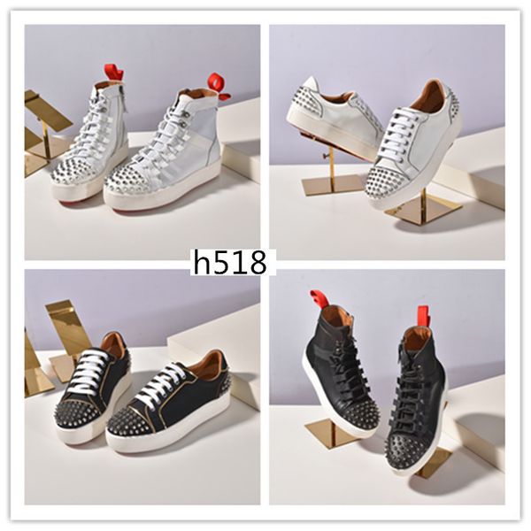 

new black krystal spike sock donna flat mens red bottoms shoes womens rivet spiky sock junior spikes flat shoes1