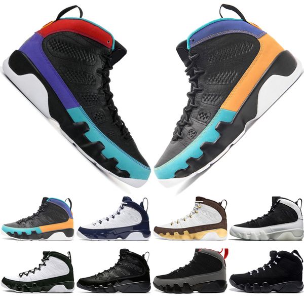 

with box 9 9s dream it do it unc mop melo mens basketball shoes la og space jam men bred the spirit sports sneakers designer