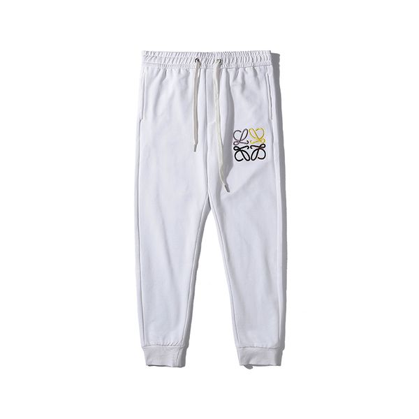 

новые мужские женская brandpants designerpants мода упругие талии роскошные длинные брюки геометрическая четыре цвета брюки бесплатная доста, Black