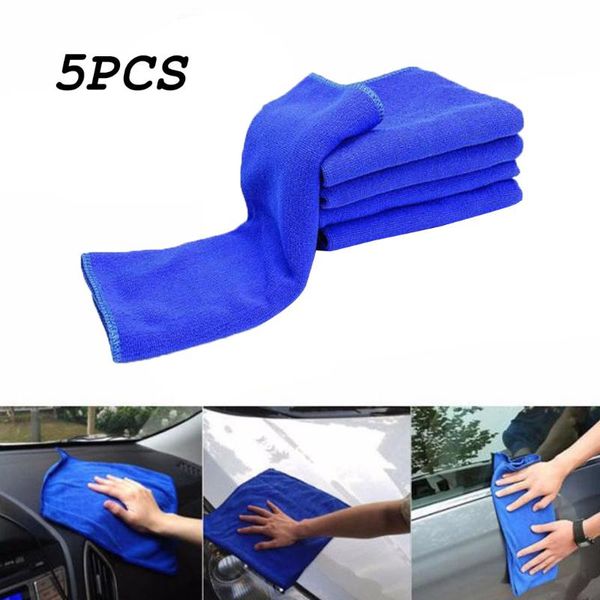 

5pc car care polishing wash towels plush microfiber washing drying towel strong thick fiber car cleaning cloth washing 20arl14
