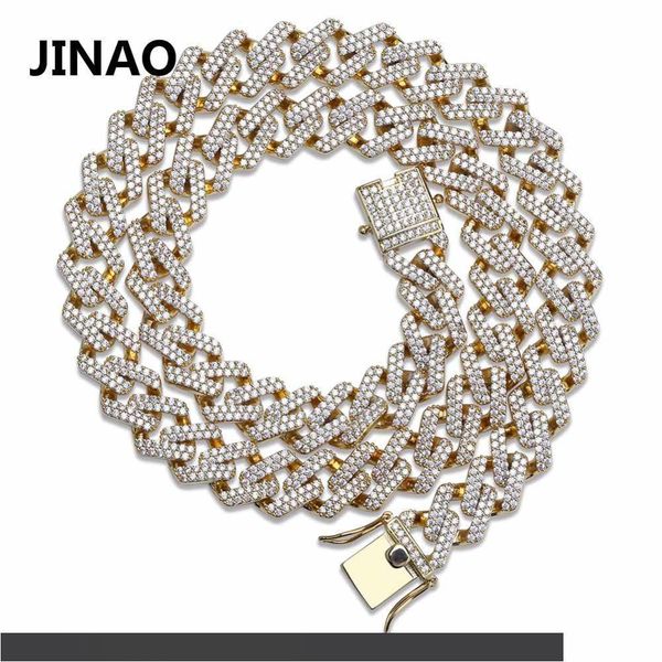 

цепь хип-хоп ювелирные изделия цзиньао кубинский цепи замороженный вне шику цепи ожерелье кубический циркон микро проложить ссылке заявление, Silver