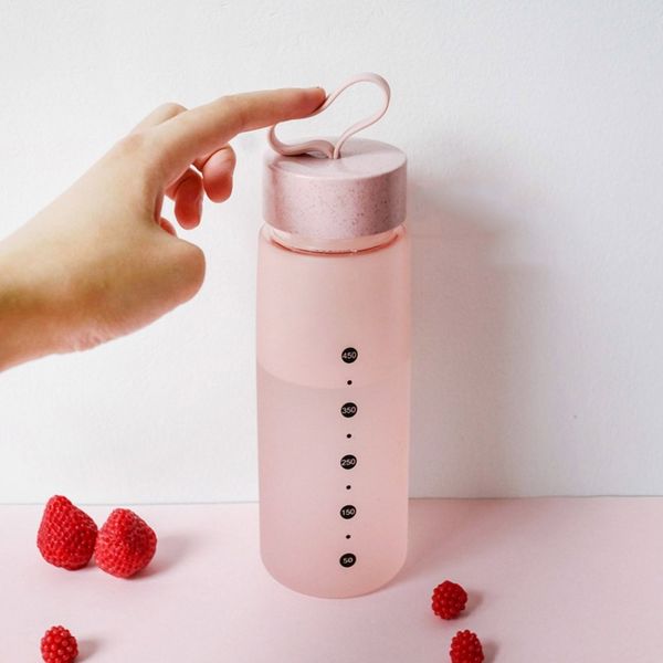 

water bottle plastic sport scrub leak proof drinking my bottle portable fashion