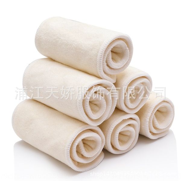 

four-layer bamboo fiber and urine pad superfine diaper washable baby diaper no fluorescent agent urine pad straight