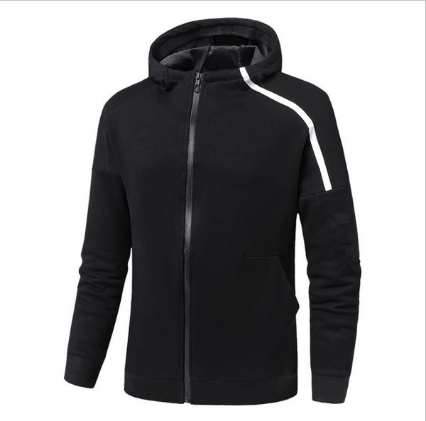

men's hoodies & sweatshirts fleece men women cardigan hooded autumn winter coat black size -4xl design brand