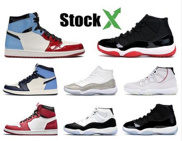 

high 1 1s mens og basketball shoes fearless concord 45 bred gamma blue 11 11s unc chicago banned jumpman men seankers trainers 5-13