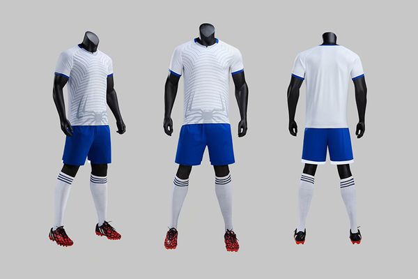 

2019 men training football sets with shorts uniforms reversible football jerseys for that home and away look kits sports b31-13, Black;red