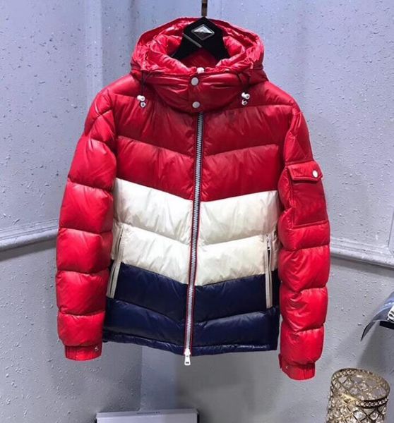 

men casual down jacket maya xxm0** down coats mens outdoor anorak winter jacket winter coat outwear outer wear down jackets blue red, Black