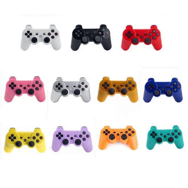 

20psc нового ps3 беспроводной геймпад поддерживает bluetooth всех системы ps3 хоста, встроенный аккумулятор 450mah, bluetooth 3.0, двойная в