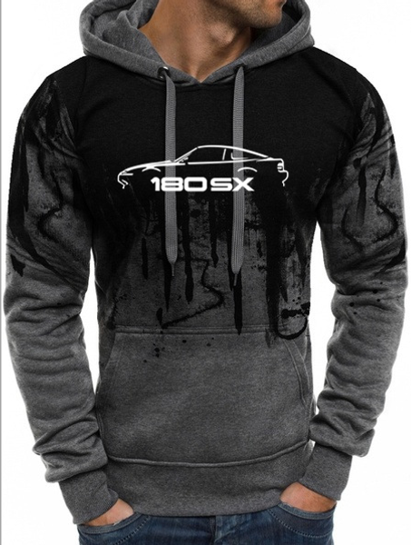 

printed hoodeds nissan gtr 180sx car nice 2019 sweatshirts, Black