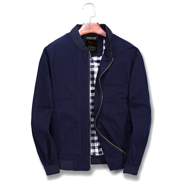 

fashion men bomber jacket spring autumn cotton casual coat mens solid color baseball jacket male slim outerwear windbreaker 5xl, Black;brown