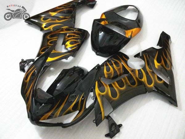 Kit de Feira de Plástico ABS de Alta Qualidade para Kawasaki Ninja ZX6R 2005 2006 636 ZX-6R 05 06 ZX636 Aftermarket Bodywork Fairings Peças