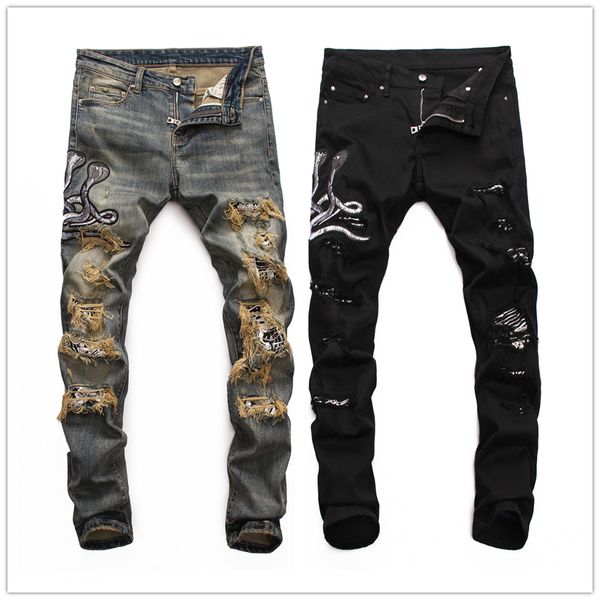 

designer jeans short mens designer jeans ripped distressed long light blue striped jean pants fashion trousers amiri jeans