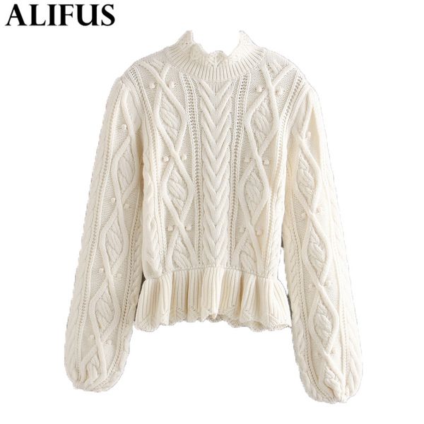 

fashion women sweaters 2020 sweet solid bow decoration o-neck casual long sleeve loose knitting pullover sweater jumper, White;black