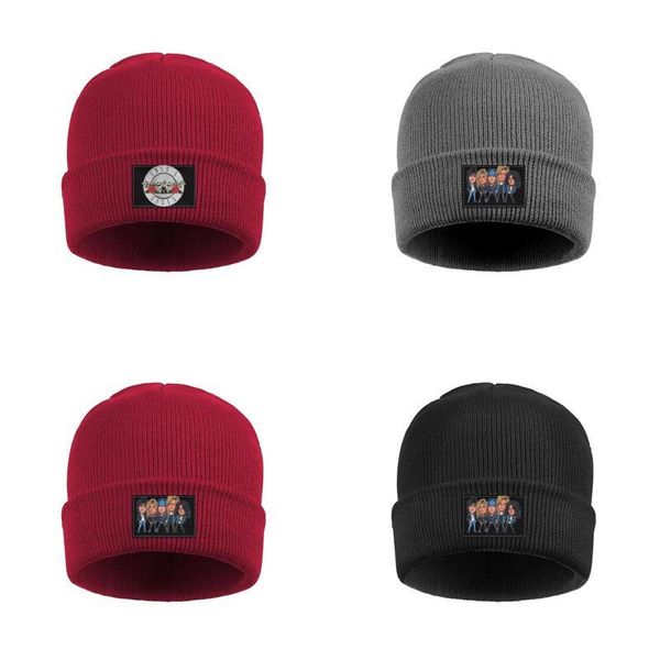 

fashion guns n roses sweet child o mine stretchy & soft beanie skull hats dad guns-2018-n'-albums-roses greatest hits welcome to the ax, Blue;gray