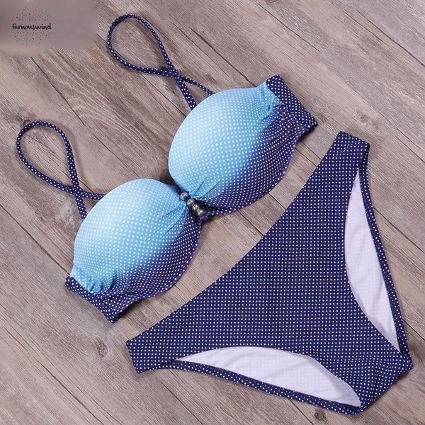 

2019 sexy push up бикини женщины купальники бандо купальники женский бикини set пляж бикини wear полосатый купальнике biquini, White;black