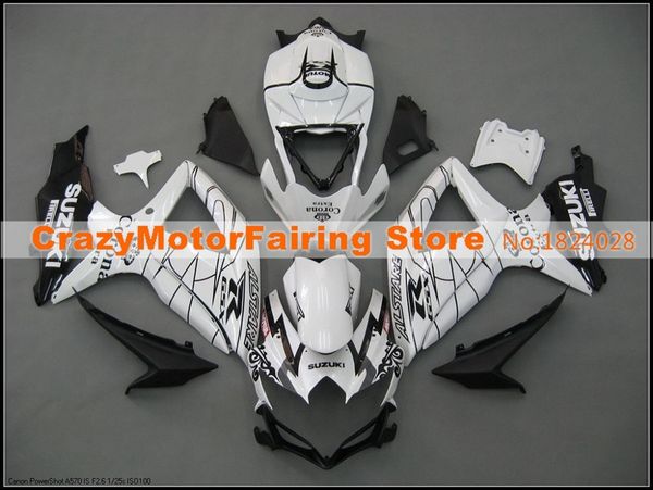 

высокое качество новый abs мотоцикл обтекатели обтекатель fit fit для suzuki gsxr600 gsxr750 k8 2008 2009 2010 08 09 10 комплект кузова на з