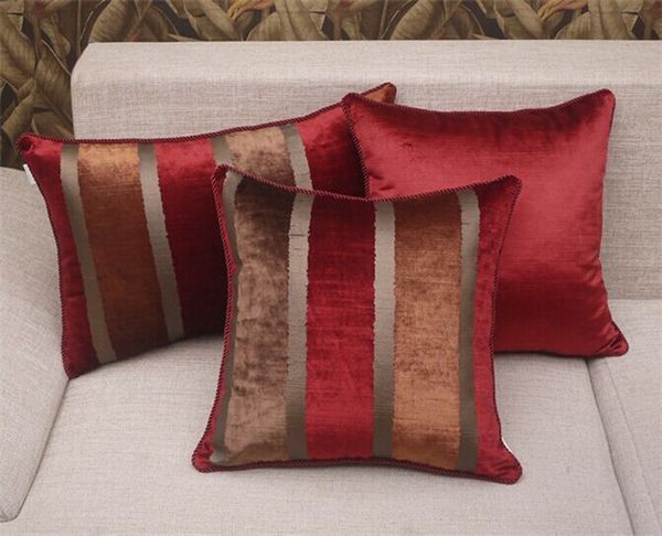 

45" 50" flannelette stamping pillows luxury/stripe/elegant/home/sofa/car cushion /pillow (not including filling