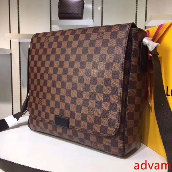 

#9683 district l 5a v men cross body messenger bag tote briefcase handbag women shoulder bag evening belt crossbody bags n41213 n41212