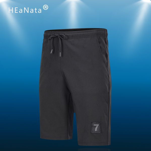 

summer men sport shorts large size loose gym short pants men's running knee length sports shorts thin quick-drying drawstring, Black;blue
