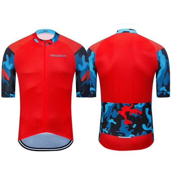 

racing jackets 2021 pro men breathable cycling jersey summer mtb camisa ciclismo lycra bike short sleeve hombre, Black;red