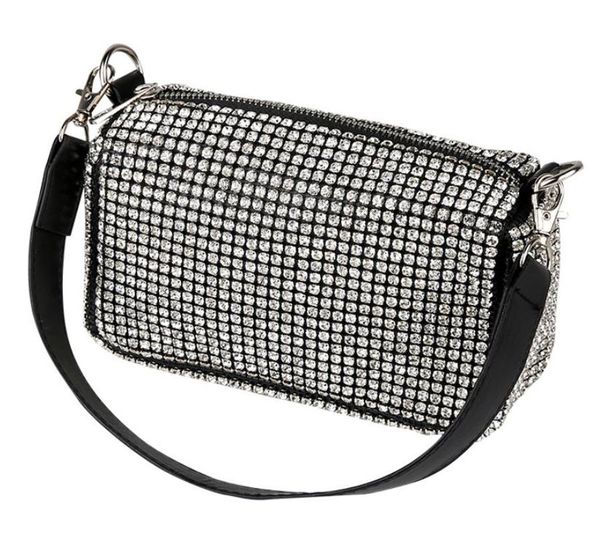 

bling diamonds evening clutch bag women shoulder bags with chains ladies sling bags tote handbag for dinner party clutch purse