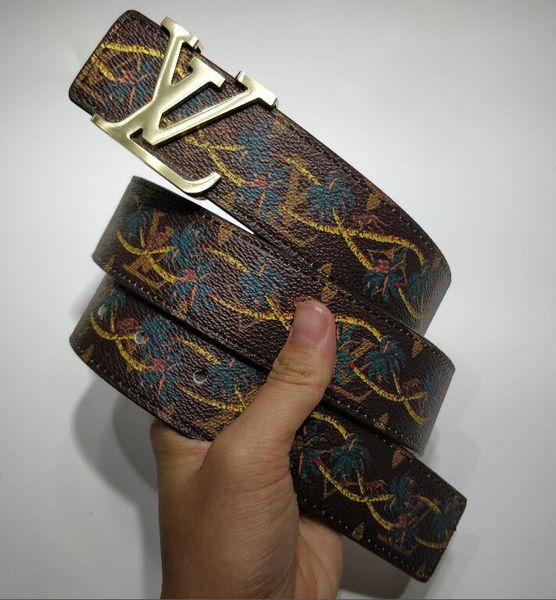 

2020 из последней моде мужской роскоши большой пряжки мужской пояс целомудрия дизайн верхней оптовой бесплатной доставкой, Blue;gray