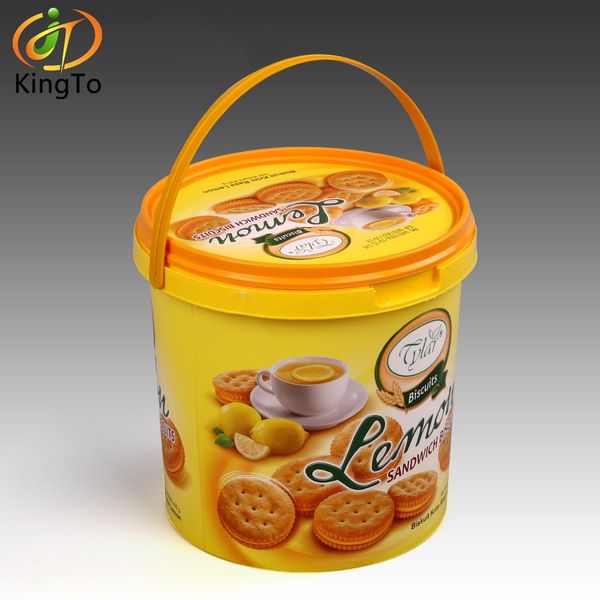 

in-mould labeling for color biscuit pail