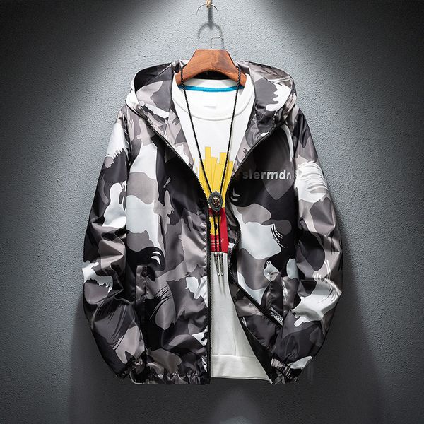 

men hoodie camouflage jackets coats nice zipper light jackets bomber spring & autumn streetwear mens voguejacket, Black;brown