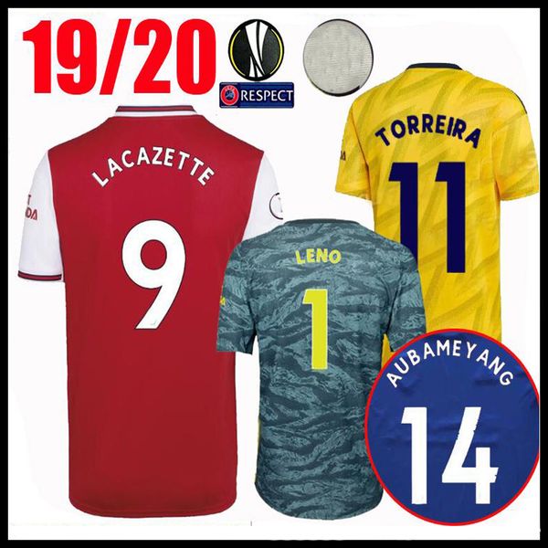 

19 20 ar en occer jer ey home away third 2019 2020 europa league mailot de foot cami eta de fútbol goalkeeper men and kid football hirt