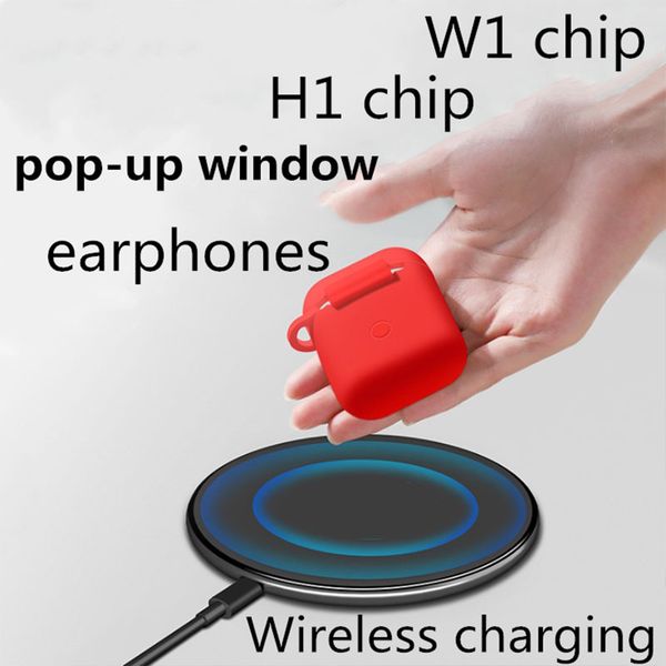 

H1 chip wirele headphone generation 2 bluetooth connect head et air auto paring earphone with pop up window pk w1 tw i7 i12 i11 i9 i10