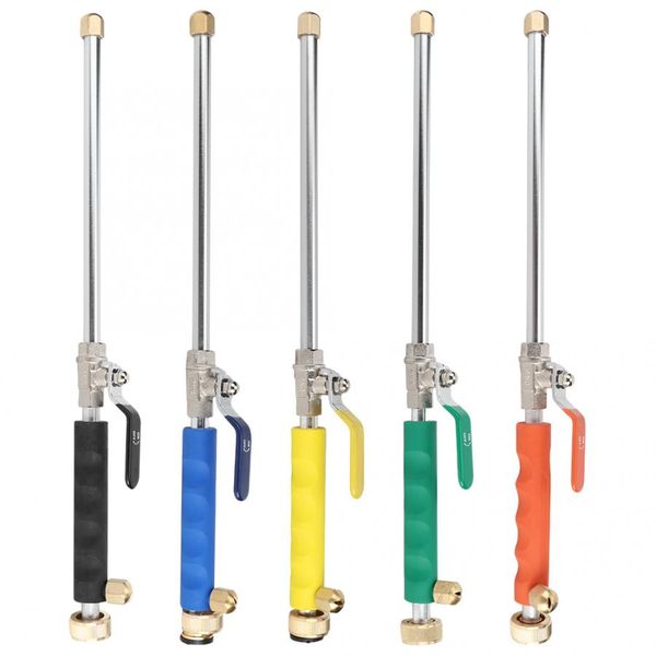 

high pressure washer jet kit long rod garden watering car cleaning sprayer hose set high pressure water gun