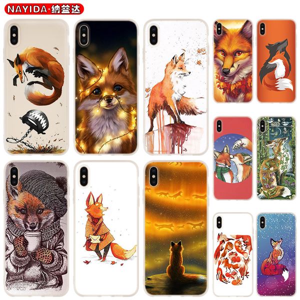 

soft phone case for iphone 11 pro x xr xs max 8 7 6 6s 6plus 5s s10 s11 note 10 plus huawei p30 xiaomi cover anime funny foxs lovely cute