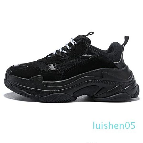 

fashion designer paris 17fw triple-s 2018 triple sneaker desi luxury dad shoes for men's women beige black casual triple s shoes 36-45