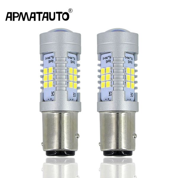 

2x car led slights 1157 p21/5w bay15d baz15d 3535 21-smd car brake reverse lamps rear fog parking bulbs 12v