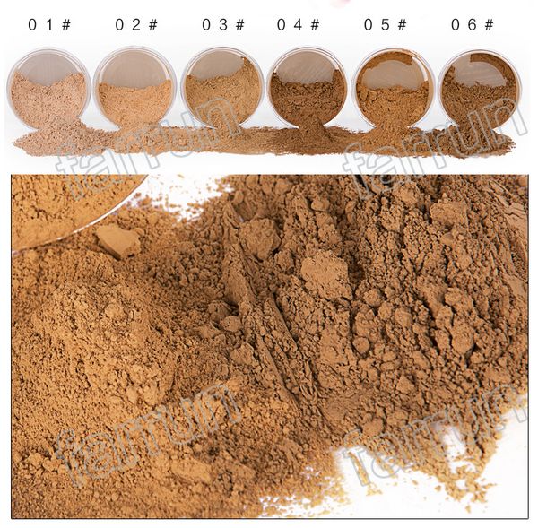 

No logo 6 color loo e powder 6 bottle of ba e point let you face powder makeup beauty large conpacity 20g worth get