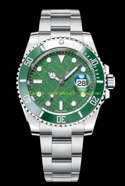 

Free Shipping 5 Style NEW 116610LN Stainless Green Ceramic Bezel 8215 Movement 40mm Sapphire Luminous Automatic Sports Mens Watch Fashion