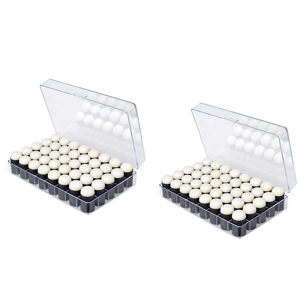 

80pcs finger sponge dauber painting ink pad stamping brush craft case art tools with box office school drawing diy craft
