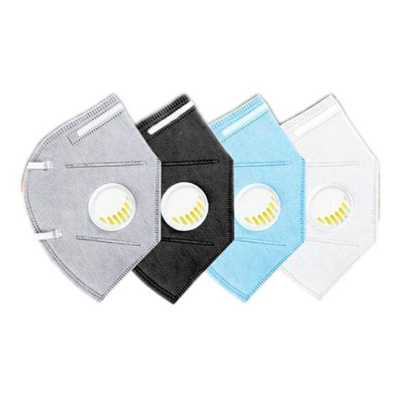 

24 hours ready multicolor breathing valve mask anti-allergic dusk pm2.5 non-woven fabric dust mask vs ffp2 n95 mask dhl ing