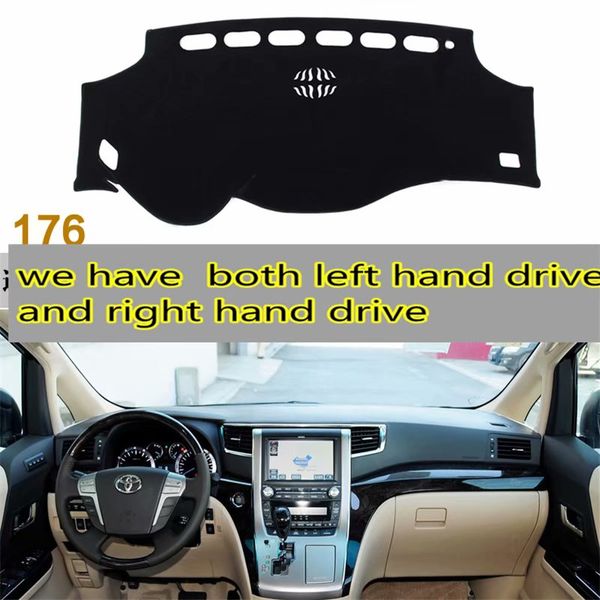 

for alphard vellfire 2008 2009 2010 2013 2014 2011 2012 2015 dashmat car-styling accessories dashboard cover car dash mat