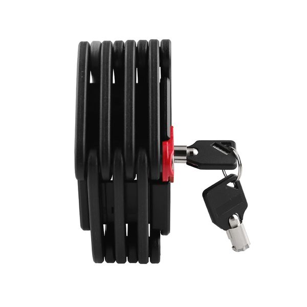 

1pc motorcycle wheel folding lock anti-theft security 2 keys strong lock for bicycle heavy duty cable universal wheel