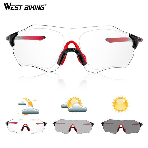 

pchromic rimless cycling bicycle bike glasses outdoor sports mtb bike sunglasses goggles cycling rimless eyewear bicycle cycling eyewear, Black;white