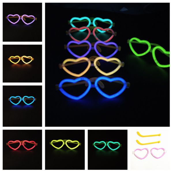 

apple fashion fluorescent glasses christmas decoration light sticks concert party glow props children's fluorescent toys t2g5032