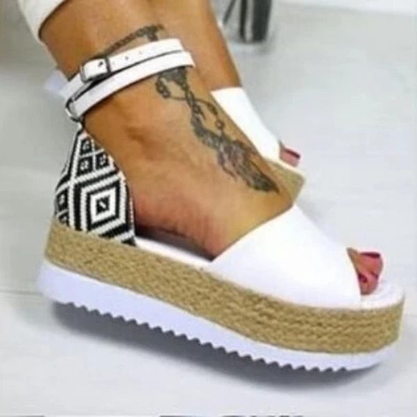 

flat sandals women 2020 comfortable platform ladies fashion casual sandals big size platform wedges roman shoes#35, Black