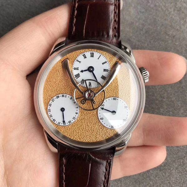 

43MM прохладный дизайн уникальный Legacy Machine Split Escapement CYF автоматические мужские часы