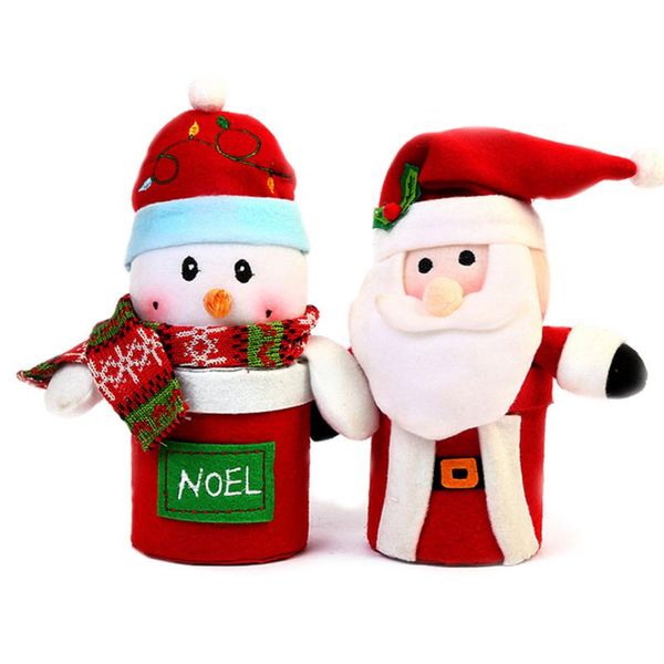 

xmas gift box christmas candy jar santa claus elk snowman children gift box holders christmas supplies new